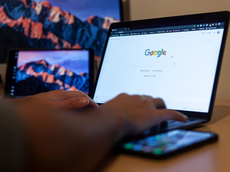 Site contábil no google