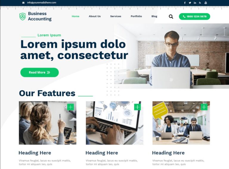 Business Accounting By luzuk Themes
