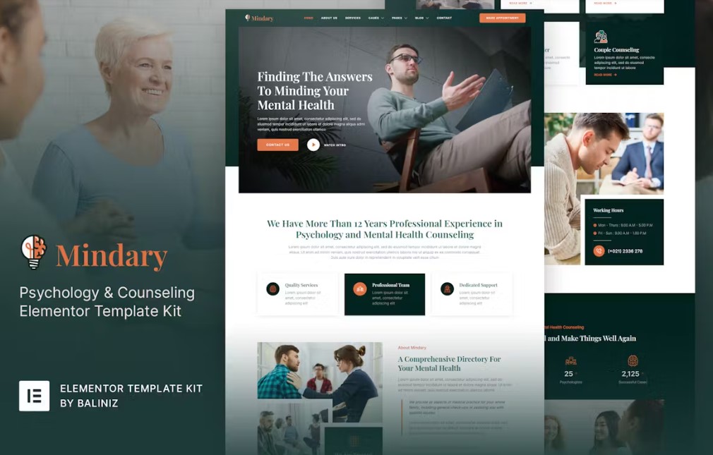 Mindary - Template Kit elementares de psicologia e aconselhamento