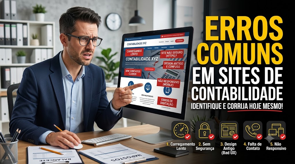 Erros comuns em sites de contabilidade